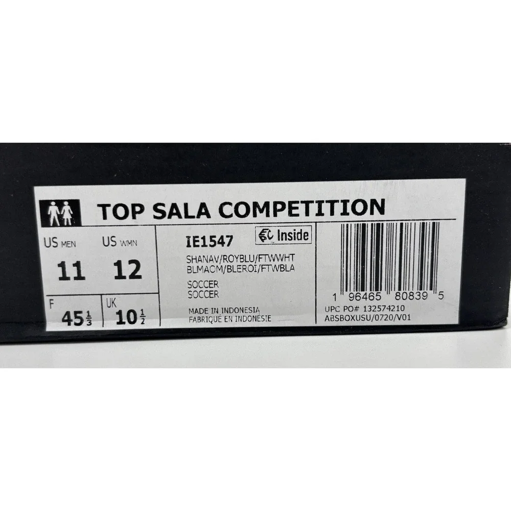 Adidas Top Sala Competition White Shadow Navy Size 11 IE1547
